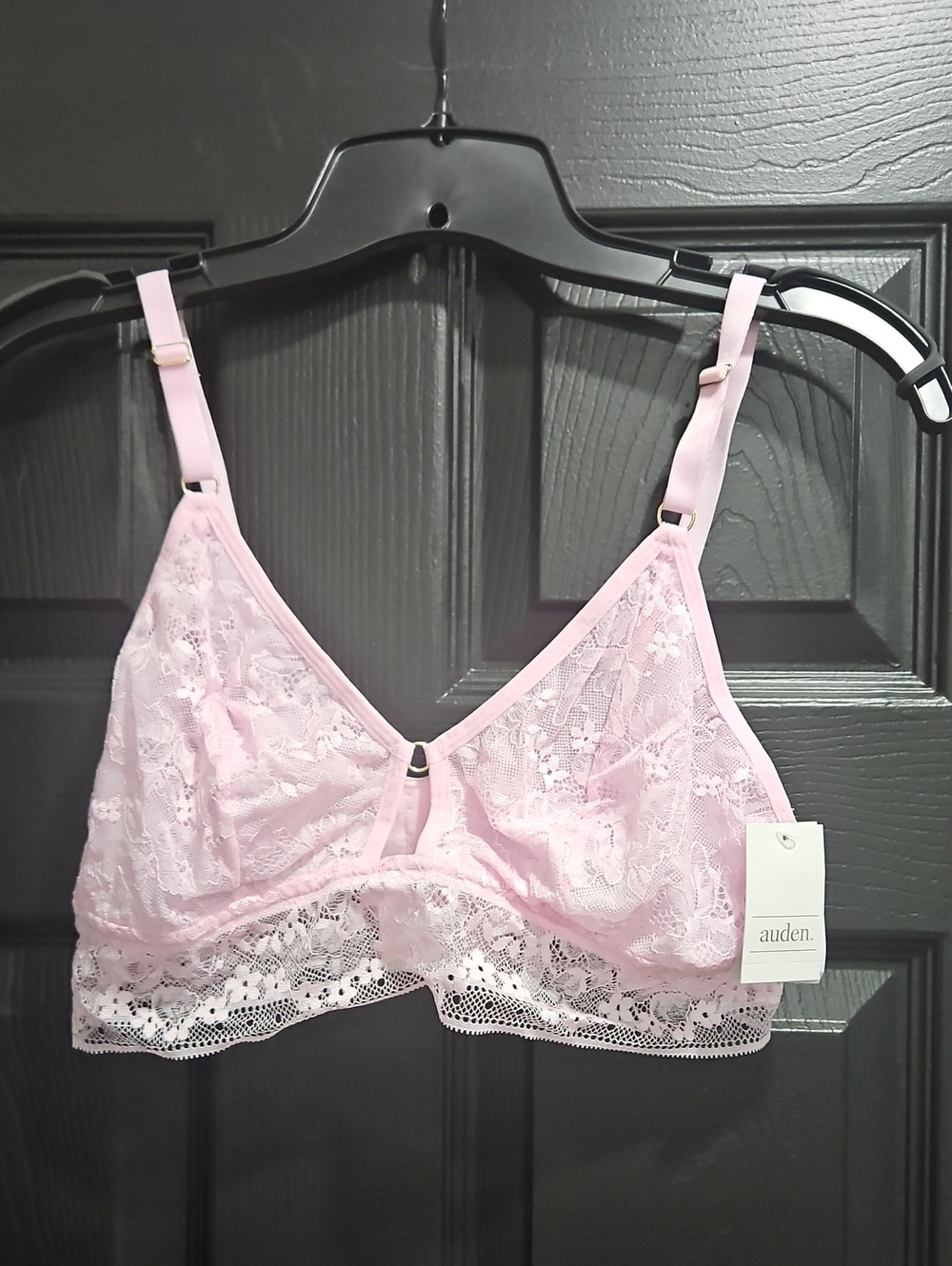 Auden Lace Bralette in Pale Pink